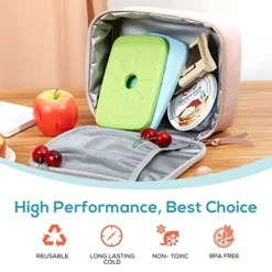 TOURIT Ice Packs For Lunch Bags And Coolers, Reusable Freezer Packs For Lunch Box, Slim And Long Lasting Cool Pack For School, Work, Picnic Or Camping -Kitchen Island Sale 51XG7ygLVEL