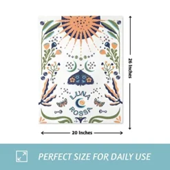 Kitchen Towels With Hanging Loop, Set Of 3-100% Cotton Kitchen Towels And Dishcloths Sets, Kitchen Hand Towels For Home, Farmhouse Dish Towels Or Tea Towels, 20 X 26 Inches (Luna Rosa) -Kitchen Island Sale 51XNhLvvBgL