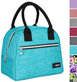 PUX Insulated Lunch Box Women, Lunch Bag Tote Girls Kids Teen Adult, Cute Soft Lunch Cooler Container Work School, Reusable Thermal Food Meal Prep Organizer Lunch Pail Travel Beach, Floral Purple -Kitchen Island Sale 51XaC0z50JL. AC