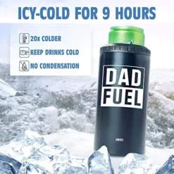 4-in-1 Dad Tumbler Gifts For Dad From Daughter Son - 12oz Dad Fuel Can Cooler Tumblers Travel Mug Cup - Stainless Steel Insulated Cans Coozie Christmas, Birthday, Father's Day Gift For Daddy -Kitchen Island Sale 51Y25dfORtL