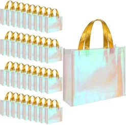 Eccliy 60 Pieces Reusable Gift Tote Bags Grocery Shopping Bag With Handles For Bridesmaid Birthday Party Wedding, 12.2x11x4.7 Inch (Multicolored) 25 Eccliy 60 Pieces Reusable Gift Tote Bags Grocery Shopping Bag With Handles For Bridesmaid Birthday Party Wedding, 12.2x11x4.7 Inch (Multicolored) -Kitchen Island Sale 51ZCNYkdcgL. AC