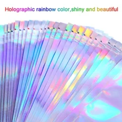 100 Pieces Bags Holographic Packaging Bags Storage Bag For Food Storage (Holographic Color, 7 X 9 Inches) -Kitchen Island Sale 51ZEvykBu6L