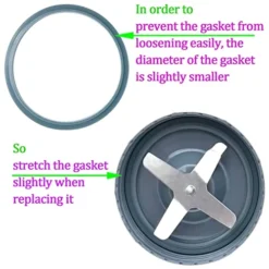 [UPGRADE] 24oz Replacement Blender Cups With Lips Parts Compatible With Nutribullet 600w And 900w Blender -Kitchen Island Sale 51ZY3QobeCL