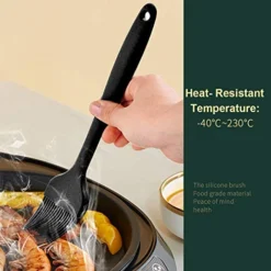 2 Pack Heat Resistant Silicone Basting Brush,Black Long Handle Pastry Brush For Grilling, Baking, BBQ And Cooking 7 2 Pack Heat Resistant Silicone Basting Brush,Black Long Handle Pastry Brush For Grilling, Baking, BBQ And Cooking -Kitchen Island Sale 51Zad9CKsSL