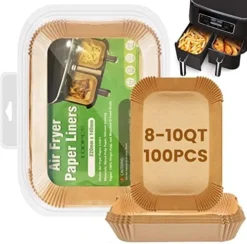 2 Pack Air Fryer Silicone Liners, Reusable Rectangle Food Grade Replacement Silicone Air Fryer Pot Insert Basket Accessories For Dual Ninja DZ201 DZ401 Instant Vortex 8 QT 10 QT Air Fryer Accessories 28 2 Pack Air Fryer Silicone Liners, Reusable Rectangle Food Grade Replacement Silicone Air Fryer Pot Insert Basket Accessories For Dual Ninja DZ201 DZ401 Instant Vortex 8 QT 10 QT Air Fryer Accessories -Kitchen Island Sale 51ZkvY59hNL. AC
