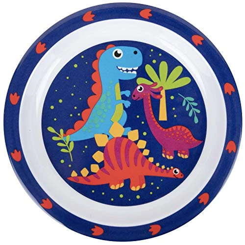 5 Pc Mealtime Baby Feeding Set For Kids And Toddlers - Includes Plate, Bowl, Cup, Fork And Spoon Utensil Flatware - Durable, Dishwasher Safe, BPA Free - Dino 3 5 Pc Mealtime Baby Feeding Set For Kids And Toddlers - Includes Plate, Bowl, Cup, Fork And Spoon Utensil Flatware - Durable, Dishwasher Safe, BPA Free - Dino - Image 3