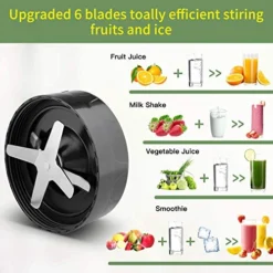 Countertop Blender Making Shakes Smoothies 600 Watts With 20 Oz And 24 Oz BPA-free Portable Travel Bottles - Dishwasher Safe -Kitchen Island Sale 51aEbpnshIL