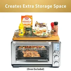 Cutting Board Compatible With Breville BOV900BSS The Smart Oven Air Fryer Pro, Accessories For Countertop Convection Oven, With Heat Resistant Silicone Feet, Creates Storage Space, Protects Cabinets -Kitchen Island Sale 51aHBrjvPlL