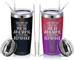 Wine Tumbler With Sayings Gifts For Women,Funny Inspirational Birthday Gift For Mom,Sister,Girl Friend,Female,Coworker-Sometimes You Forget,Thank You Gift Insulated Cup(12oz,Gradient Purple) -Kitchen Island Sale 51amX1ss2aL. AC