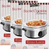 30 Bags Slow Cooker Liners - Fits 7 - 8 Quarts, 21 X 4 X 13 Inches, 4" Wide Gusset, X-Large Crock Pot Liners, Multi Use Cooking Bags, Sous Vide