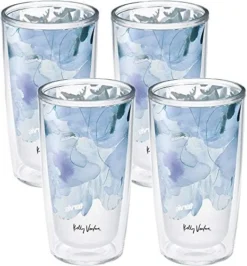 Tervis Kelly Ventura Crystal True Blue Collection Made In USA Double Walled Insulated Tumbler Travel Cup Keeps Drinks Cold & Hot, 16oz 4pk, Assorted -Kitchen Island Sale 51bPwhFP14L. AC