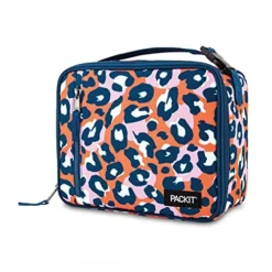 Freezable Classic Lunch Box, Wild Leopard Orange