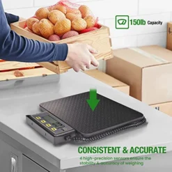 150lbs Commercial Scale Digital Receiving Scale With Anti-Slip Platform, High Accuracy Food Scale With Hold/Tare/Timer, Kitchen Scale With LCD Display For Restaurant/Cater/Other Food Service -Kitchen Island Sale 51bhkLwcrZL