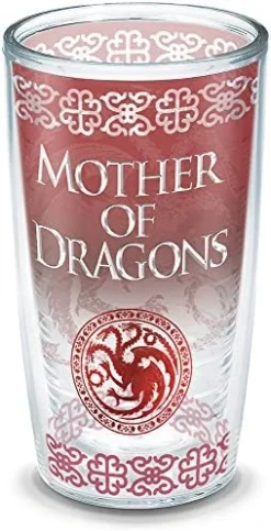 Tervis Made In USA Double Walled Game Of Thrones™ Insulated Tumbler Cup Keeps Drinks Cold & Hot, 24oz Water Bottle, Mother Of Dragons -Kitchen Island Sale 51btGr0dtPL. AC