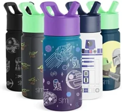 Tar Wars Kids Water Bottle With Straw Lid | Insulated Stainless Steel Reusable Tumbler Gifts For School, Toddlers, Girls, Boys | Summit Collection | 14oz, Rebel Galaxy -Kitchen Island Sale 51cCivSDfTL. AC