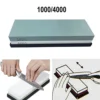 Premium Sharpening Stones Double Sided Grit 1000/4000 Whetstone - Kitchen Knife Sharpener Waterstone With Non-Slip Base