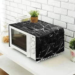 MF2FLAY Fridge Dust Proof Cover Multi-Purpose Washing Machine Top Cover With Refrigerator Storage Organizer Bags (35In X 12In, Black And White) -Kitchen Island Sale 51cNG5CxKdL. AC