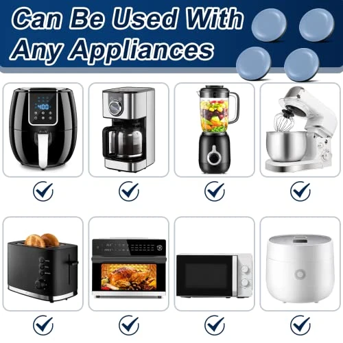 Appliance Slider - 20PCS DIY Adhesive Teflon Self-stick Slider Easy Moving & Saving Space Pad For Countertop Small Kitchen Appliance Blenders, Coffee Makers, Air Fryers, Pressure Cookers, Stand Mixer 4 Appliance Slider - 20PCS DIY Adhesive Teflon Self-stick Slider Easy Moving & Saving Space Pad For Countertop Small Kitchen Appliance Blenders, Coffee Makers, Air Fryers, Pressure Cookers, Stand Mixer - Image 4