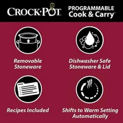 Crock-Pot & Carry Programmable Slow Cooker With Digital Timer,Stainless Steel Digital 8 Crock-Pot & Carry Programmable Slow Cooker With Digital Timer,Stainless Steel Digital -Kitchen Island Sale 51d9w2obvwL