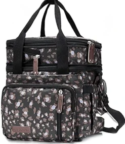 Dult Lunch Box For Work, Expandable Large Lunch Bags For Women Men, Leakproof Double Deck Lunch Box Cooler Tote Bag With Removable Shoulder Strap (Grey) -Kitchen Island Sale 51djAFqbMYL. AC