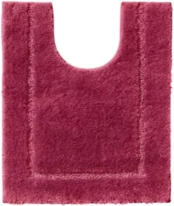 BrylaneHome Luxe Rectangular Bath Rug Bath Mat - 24I W 40I L, Spa Blue