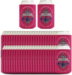 Customized Boating Can Coolies Your Boat Name Custom Sailing Gift Boating Birthday Party Supplies Custom Image Coolie 6 Pack Can Coolie Drink Coolers Coolies Navy -Kitchen Island Sale 51e0CXm23UL. AC