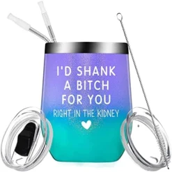 Best Friend Funny Gifts For Women, Friendship Gifts Birthday Gifts For Friends Female, Women, Sister Gifts From Sister, BFF Gifts For Women, Unique Personalized Gifts For Friends, Her - Wine Tumbler -Kitchen Island Sale 51eZ2y5yY1L. AC