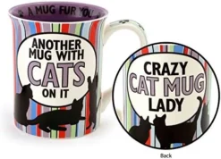 Enesco Our Name Is Mud “Cat Hair” Stoneware Mug, 16 Oz. -Kitchen Island Sale 51f4yzjPDQL. AC