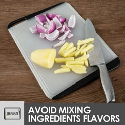 Plastic Cutting Board, Cutting Board For Kitchen Dishwasher Available, Chopping Board With Juice Groove, L, Empune -Kitchen Island Sale 51fBxYpnVtL