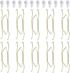 12 Pack Plate Hangers, 6 8 10 Inch Wall Plate Hangers And 16 Pack Wall Hooks, Compatible 6 To 10.5 Inch Decorative Plates, Antique China, Antique Plates And Arts -Kitchen Island Sale 51fDvdRUDNL. AC