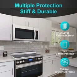 Microwave Filter Replacement For GE WB06X10359, Microwave Vent Filter For LG 5230W1A012B, Kenmore, Frigidaire, Microwave Grease Filter 7-5/8" X 5-1/8", 2 Pack 8 Microwave Filter Replacement For GE WB06X10359, Microwave Vent Filter For LG 5230W1A012B, Kenmore, Frigidaire, Microwave Grease Filter 7-5/8" X 5-1/8", 2 Pack -Kitchen Island Sale 51fwecJDePL