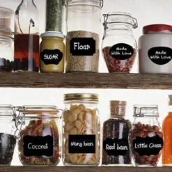 160 Spice Jar Label Stickers Kitchen Pantry Labels Chalkboard Labels Reusable Waterproof Blackboard Vinyl Set 10 160 Spice Jar Label Stickers Kitchen Pantry Labels Chalkboard Labels Reusable Waterproof Blackboard Vinyl Set -Kitchen Island Sale 51fyRPM4jJL