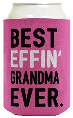 Grandma Grandpa Gifts Best Effin' Grandma And Grandpa Ever Funny Grandma Grandpa Announcement Grandma Grandpa Gift Set 2 Pack Can Coolie Drink Coolers Coolies Blue & Pink -Kitchen Island Sale 51fz6X4ebxL