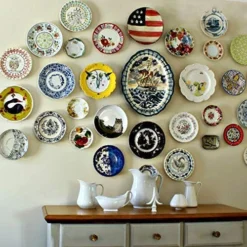 10 Pack Plate Hangers Invisible Wall Plate Hangers Stainless Steel Plate Hangers For The Wall And 12 Pack Wall Hooks Compatible 7.5 To 9 Inch For Decorative Plates Art Wall Brass Coated -Kitchen Island Sale 51gzqShGvTL