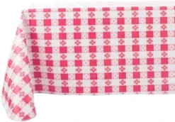 Checkered Vinyl Tablecloth With Flannel Backing For Restaurants, Picnics, Bistros, Indoor And Outdoor Dining (Black And White, 52X90 Rectangle/Oblong) -Kitchen Island Sale 51h1lJSakPL. AC 1