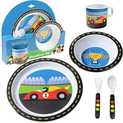 5 Pc Mealtime Baby Feeding Set For Kids And Toddlers - Includes Plate, Bowl, Cup, Fork And Spoon Utensil Flatware - Durable, Dishwasher Safe, BPA Free - Dino 27 5 Pc Mealtime Baby Feeding Set For Kids And Toddlers - Includes Plate, Bowl, Cup, Fork And Spoon Utensil Flatware - Durable, Dishwasher Safe, BPA Free - Dino -Kitchen Island Sale 51hS9OG9rsL