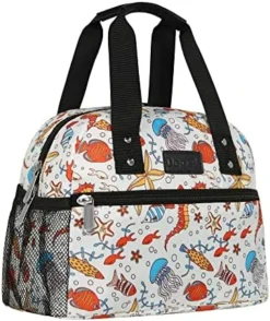 Lunch Bag For Women Freezable Lunch Tote Bag Organizer Reusable Cooler Lunch Box For Adult Outdoor Work,School And Picnic Insulated Lunch Bag With Pocket (Gray) -Kitchen Island Sale 51hxNw usAL. AC