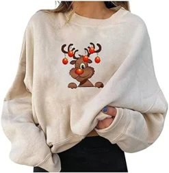 VODMXYGG Womens Winter Long Sleeve Pullover Fashion O-Neck Christmas Printed Blouse Casual Basic Sweatshirt Tops 16 VODMXYGG Womens Winter Long Sleeve Pullover Fashion O-Neck Christmas Printed Blouse Casual Basic Sweatshirt Tops -Kitchen Island Sale 51hzqGa6oWL. AC