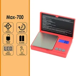 - MAX 700 - Digital Scale 700 G X 0.1 G (Red) -Kitchen Island Sale 51iCZnLcJSL