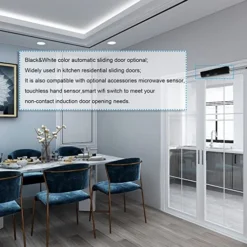 Black Color Automatic Residential Slide Door Opener Microwave Sensor Open, Touchless Sensor Auto Slide Door Opener For Home Door With 2PCS Black Microwave Sensor 6 Black Color Automatic Residential Slide Door Opener Microwave Sensor Open, Touchless Sensor Auto Slide Door Opener For Home Door With 2PCS Black Microwave Sensor -Kitchen Island Sale 51im3kwJ6GL