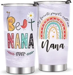 Best Nana Ever Gifts-Grandma Gifts From Grandson,Granddaughter-Valentines Christmas Mothers Day Gifts For Her,Grandma Birthday Gifts-Insulated Travel Mug With Straw And Lid 20oz -Kitchen Island Sale 51j3H5ze6pL. AC