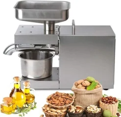 110V 600W Auto Oil Press Machine, Commercial Olive Extractor Expeller Stainless Steel Hot/Cold Oil Extractor For Peanut Nuts Walnut Seed Olive -Kitchen Island Sale 51j5yhtuE5L. AC