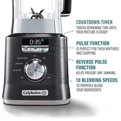 Auto-Speed 68 Oz Blender With Blend-N-Go Smoothie Cup And BPA-free Tritan Jar | 1100-Watt Base, Dark Stainless Steel -Kitchen Island Sale 51jABnwBBXL