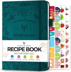 Recipe Book – Blank Family Cookbook To Write In Your Own Recipes – Empty Cooking Journal – Personalized Cooking Notebook, Hardcover, A5, 58 Recipes In Total (Dark Teal) -Kitchen Island Sale 51jg I5x0EL. AC