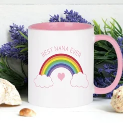 Gifts For Nana, Best Nana Ever Mug, Best Nana Ever Rainbow Mug, Best Nana Ever Gifts, Birthday Mothers Day Gifts For Nana From Grandchild Granddaughter Grandson 11 Ounce -Kitchen Island Sale 51jhRqPDQ8L