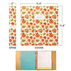 Recipe 3 Ring Binder 8.5x11 | Full-Page With Clear Protective Sleeves To Write In Your Own Recipes And Color Printing Paper For Family Recipes -Kitchen Island Sale 51jkl2uj6ML