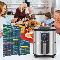 Air Fryer Accessories Cook Times,Air Fryer Magnetic Cheat Sheet Set,Air Fryer Chart Magnet Sheet- Quick Reference Guide For Cooking And Frying (Air Fryer Accessories) -Kitchen Island Sale 51jx5CuOUOS