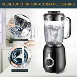 Ear Blender, 700W Smoothie Countertop Blender With 40oz Blender Cup For Shakes And Smoothies, 3-Speed For Crushing Ice, Puree And Frozen Fruit With Autonomous Clean -Kitchen Island Sale 51k0P25OgvL