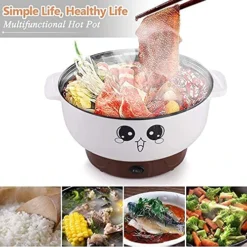 110 V,4 In 1 Multifunction Electric Skillet,Non-Stick Hot Pot,Stainless Steel Rice Cooker/Noodle Cooker,Portable Frying Pan & Roaster,Mini Stockpot With Lid. 11 110 V,4 In 1 Multifunction Electric Skillet,Non-Stick Hot Pot,Stainless Steel Rice Cooker/Noodle Cooker,Portable Frying Pan & Roaster,Mini Stockpot With Lid. -Kitchen Island Sale 51ka9kxpnCL