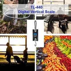 - AMW TL440 Industrial Heavy Duty Digital Hanging Scale - 440 Pounds -Kitchen Island Sale 51kilF4K3JL
